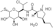 structure of CAS# 58207-19-5, Clindamycin hydrochloride monohydrate