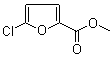 structure of CAS# 58235-81-7, 5-氯-2-呋喃羧酸甲酯