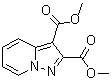 structure of CAS# 5825-71-8, Pyrazolo[1,5-a]pyridine-2,3-dicarboxylic acid dimethyl ester