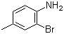 structure of CAS# 583-68-6, 2-Bromo-4-methylaniline