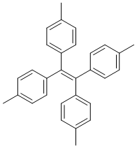 structure of CAS# 5831-43-6, 四-p-甲苯基乙烯
