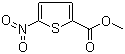 structure of CAS# 5832-01-9, 5-硝基-2-噻吩甲酸甲酯