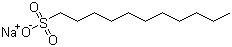 structure of CAS# 5838-34-6, 正十一烷基磺酸钠