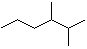 structure of CAS# 584-94-1, 2,3-Dimethylhexane