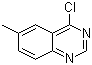 structure of CAS# 58421-79-7, 4-氯-6-甲基喹唑啉