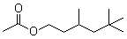 structure of CAS# 58430-94-7, 3,5,5-Trimethylhexyl acetate