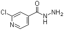 structure of CAS# 58481-04-2, 2-Chloroisonicotinohydrazide