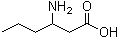 structure of CAS# 58521-63-4, 3-Aminohexanoic acid