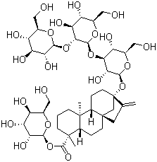 structure of CAS# 58543-16-1, 甜菊双糖苷 A