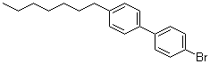 structure of CAS# 58573-93-6, 4-溴-4'-庚基-1,1'-联苯