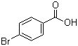 structure of CAS# 586-76-5, 4-溴苯甲酸