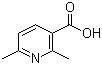 structure of CAS# 5860-71-9, 2,6-Dimethylnicotinic acid