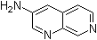 structure of CAS# 58680-42-5, 1,7-萘啶-3-胺