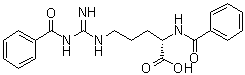 alpha,omega-Dibenzoyl-L-arginine molecular structure (CAS 58682-75-0)