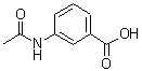 structure of CAS# 587-48-4, 3-乙酰氨基苯甲酸