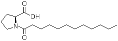 structure of CAS# 58725-39-6, N-Dodecanoyl-L-proline