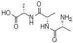 structure of CAS# 5874-89-5, D-丙氨酰-L-丙氨酰-L-丙氨酸