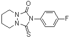 CAS # 58744-68-6, 2-(4-Fluorophenyl)hexahydro-3-thioxo-1H-[1,2,4]triazolo[1,2-a]pyridazin-1-one