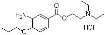 Proparacaine hydrochloride molecular structure (CAS 5875-06-9)
