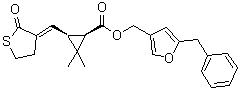 structure of CAS# 58769-20-3, 噻嗯菊酯