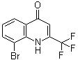 8-Bromo-2-(trifluoromethyl)-4(1H)-quinolinone molecular structure (CAS 587885-87-8)