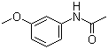 structure of CAS# 588-16-9, N-(3-甲氧苯基)乙酰胺