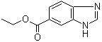 structure of CAS# 58842-61-8, 1H-苯并咪唑-6-羧酸乙酯