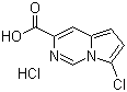 structure of CAS# 588720-14-3, 7-氯-吡咯并[1,2-c]嘧啶-3-甲酸盐酸盐