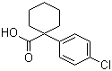 structure of CAS# 58880-37-8, 1-(4-氯苯)-1-环己烷羧酸