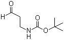 structure of CAS# 58885-60-2, (3-氧代丙基)氨基甲酸叔丁酯
