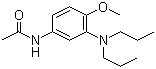 CAS 登录号：58890-56-5, 3-(N,N-二丙基)氨基-4-甲氧基乙酰苯胺