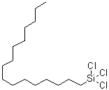 CAS # 5894-60-0, Trichlorohexadecylsilane, Cetyltrichlorosilane, Dynasylan 9016, HC 16, Hexadecyltrichlorosilane, NSC 22328