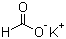 Potassium formate molecular structure (CAS 590-29-4)