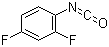 structure of CAS# 59025-55-7, 2,4-二氟苯基异氰酸酯