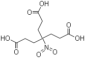 structure of CAS# 59085-15-3, 硝基甲烷三丙酸