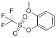 structure of CAS# 59099-58-0, 2-甲氧基苯基三氟甲烷磺酸酯