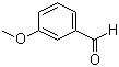 structure of CAS# 591-31-1, 3-Methoxybenzaldehyde