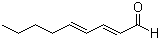 CAS 登录号：5910-87-2, (E,E)-2,4-壬二烯醛, 反,反-2,4-壬二烯醛