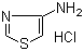 structure of CAS# 59134-95-1, 4-Thiazolamine, hydrochloride