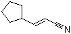 structure of CAS# 591769-05-0, 3-Cyclopentylacrylonitrile