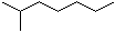 structure of CAS# 592-27-8, 2-Methylheptane