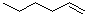 1-Hexene molecular structure (CAS 592-41-6)