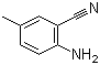 structure of CAS# 5925-93-9, 2-Amino-5-methylbenzonitrile