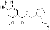 structure of CAS# 59338-93-1, 阿立必利