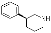 structure of CAS# 59349-71-2, (S)-3-Phenylpiperidine