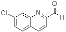 structure of CAS# 59394-27-3, 7-氯-2-喹啉甲醛
