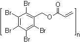 structure of CAS# 59447-57-3, 聚(五溴苄基丙烯酸酯)
