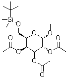 CAS # 594841-23-3, Methyl 6-O-[(1,1-dimethylethyl)dimethylsilyl]-alpha-D-galactopyranoside triacetate