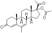 structure of CAS# 595-33-5, Megestrol acetate