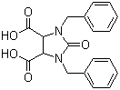 structure of CAS# 59564-78-2, 1,3-二苄基咪唑-2-酮-4,5-二羧酸
